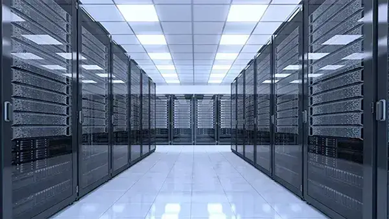 Interior photography of a Server Room